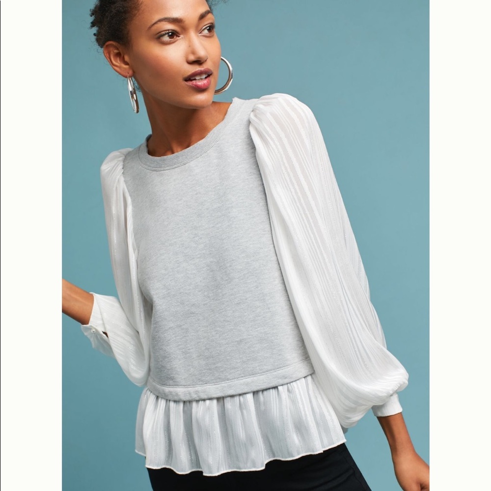 Anthropologie Holiday Top